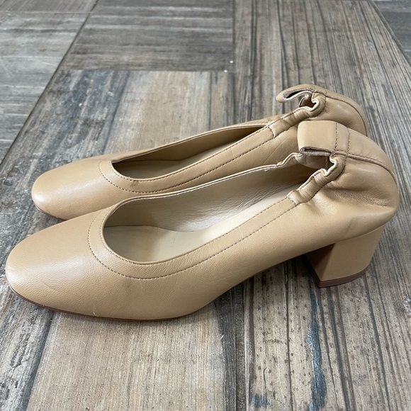 Everlane The Italian Leather Day Heel in light tan taupe size 6 - Picture 8 of 11